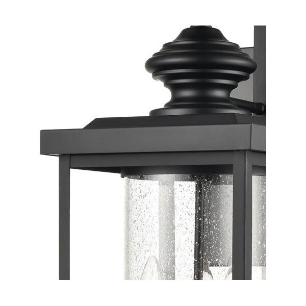 Minersville 23'' High 3-Light Outdoor Sconce - Matte Black